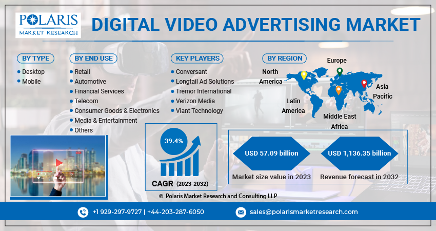Digital Video Advertising Market Share, Size